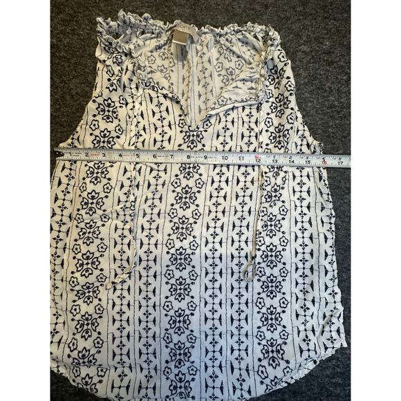 Ann Taylor LOFT Floral Tank Top V-Neck Strapless Size XS EUC - Picture 3 of 7